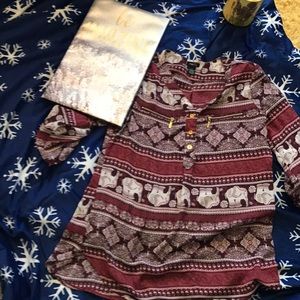 Pretty patterned blouse